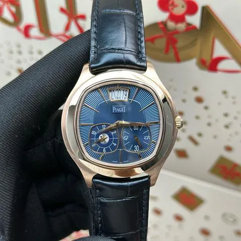 Piaget Emperador G0A33015 42mm Rose gold Blue