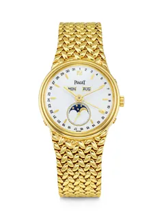 Piaget Triple Calendar 18k Gold White