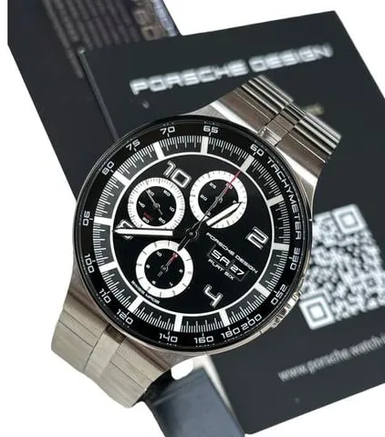 Porsche Design Flat Six 6360.42.44.0276 44mm Stainless steel Black