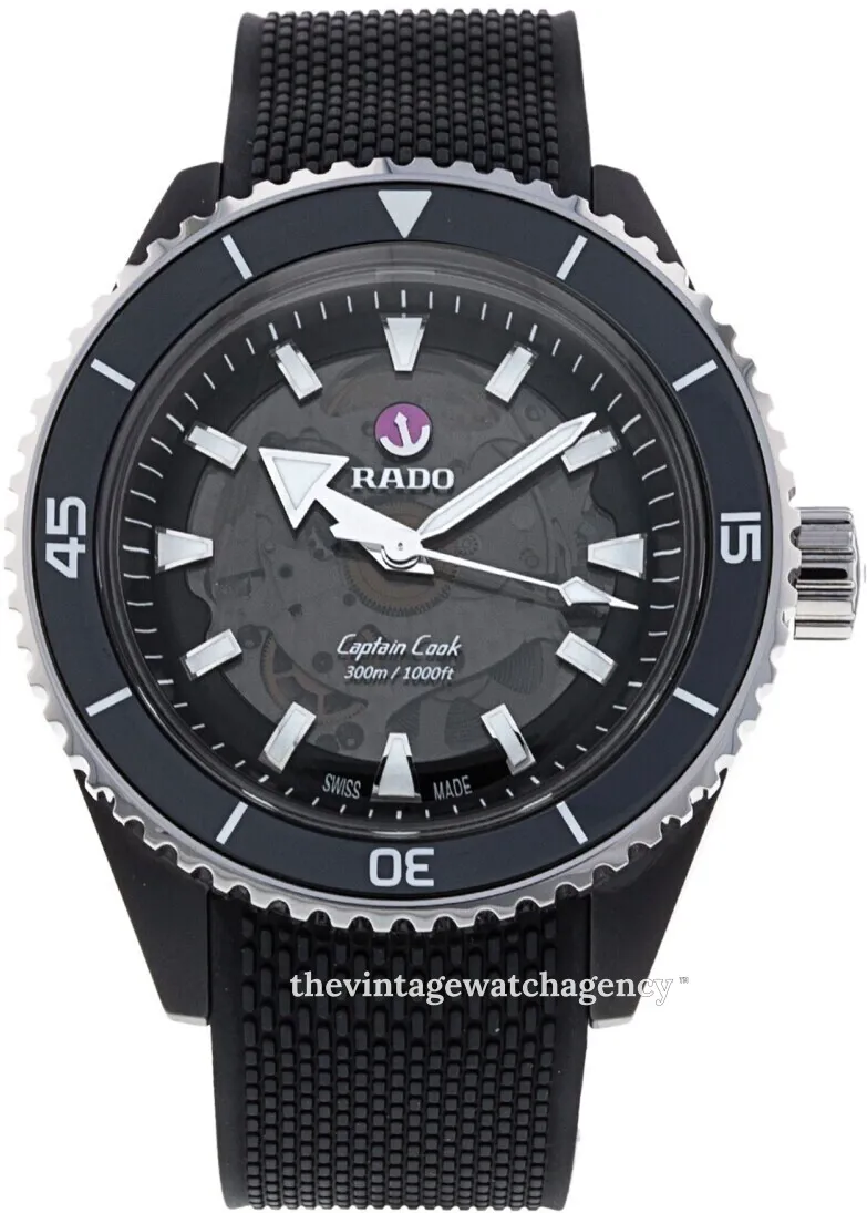 Rado Captain Cook R32127156 43mm Ceramic Black