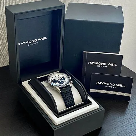 Raymond Weil Freelancer 7740-SC3-65521 43mm Stainless steel Silver 9