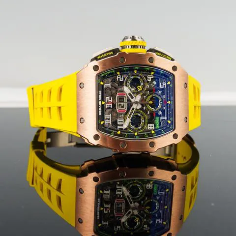 Richard Mille RM 011 RM 11-03 50mm Rose gold Skeletonized