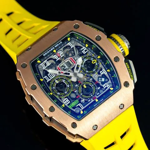 Richard Mille RM 011 RM 11-03 50mm Rose gold Skeletonized 4