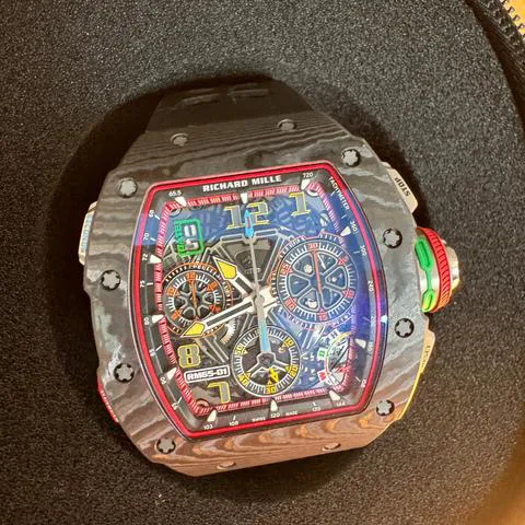 Richard Mille RM65-01 50mm Carbon fiber Skeletonized