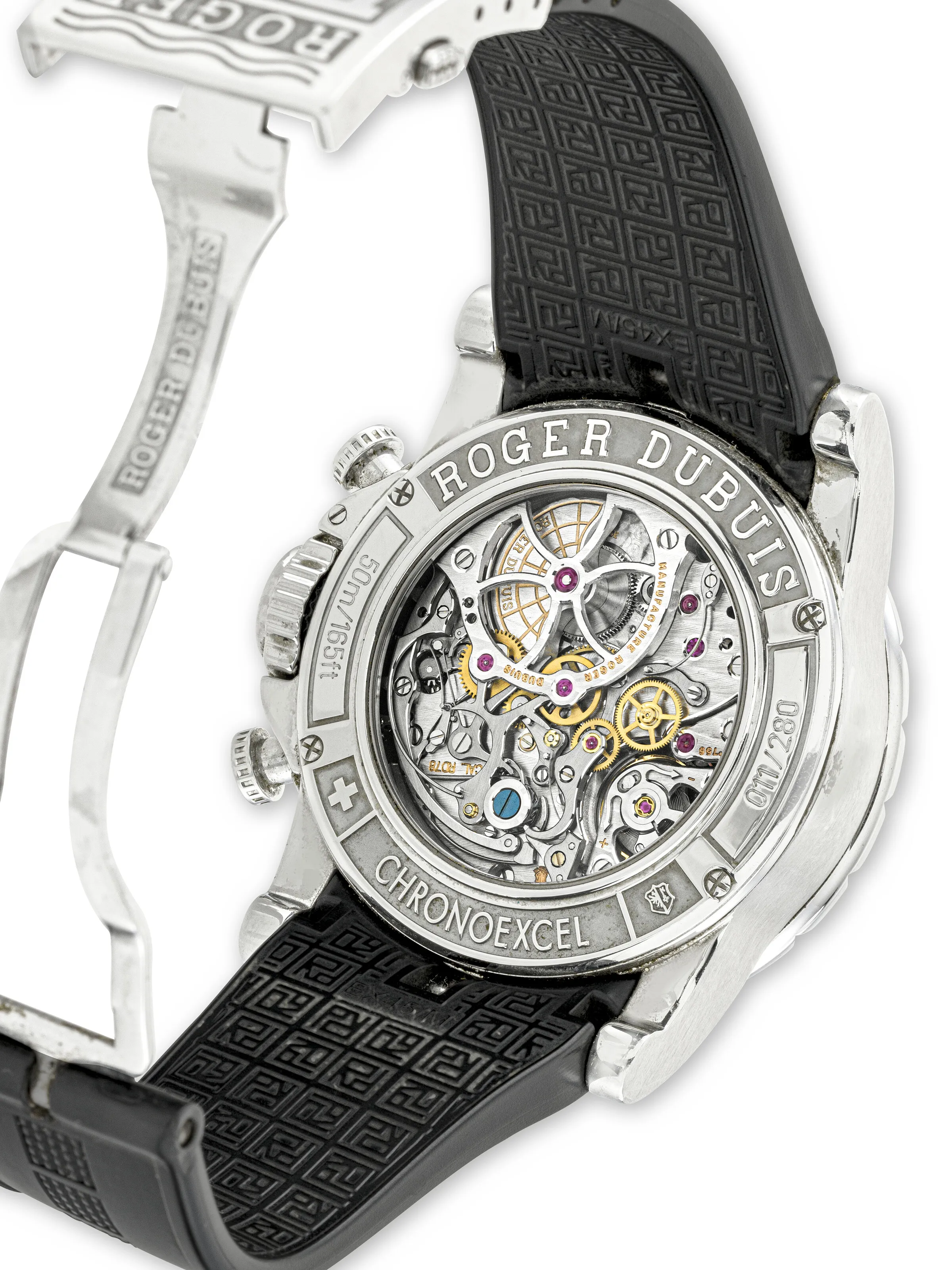 Roger Dubuis Chronoexcel EX45.78.9.3.7AR 46mm Stainless steel Silvered 2