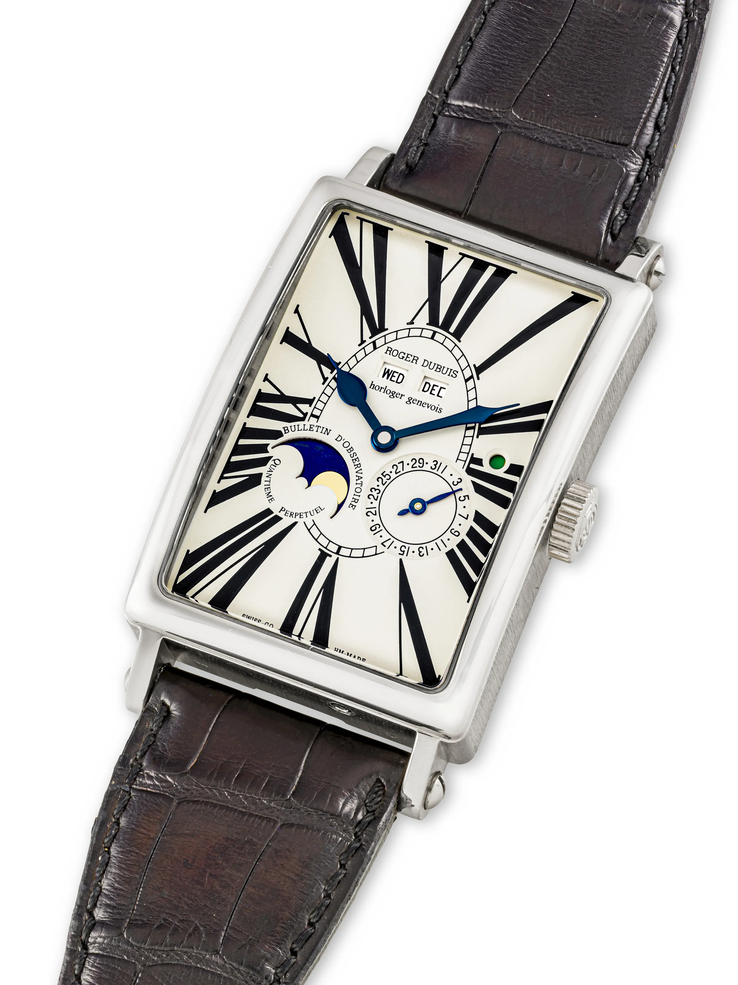 Roger Dubuis 34mm 18k white gold Ivory 1