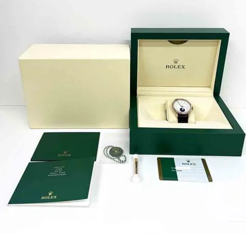 Rolex Cellini Moonphase 50535 39mm Rose gold White 1