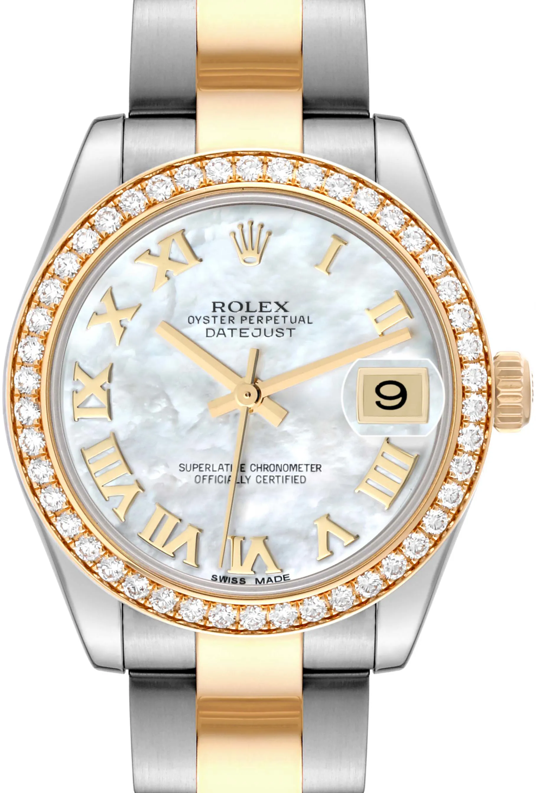 Rolex Datejust 31 178383 31mm Yellow gold and Stainless steel and 18k yellow gold Mother-of-pearl