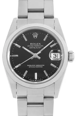 Rolex Datejust 31 68240 30mm Stainless steel Black