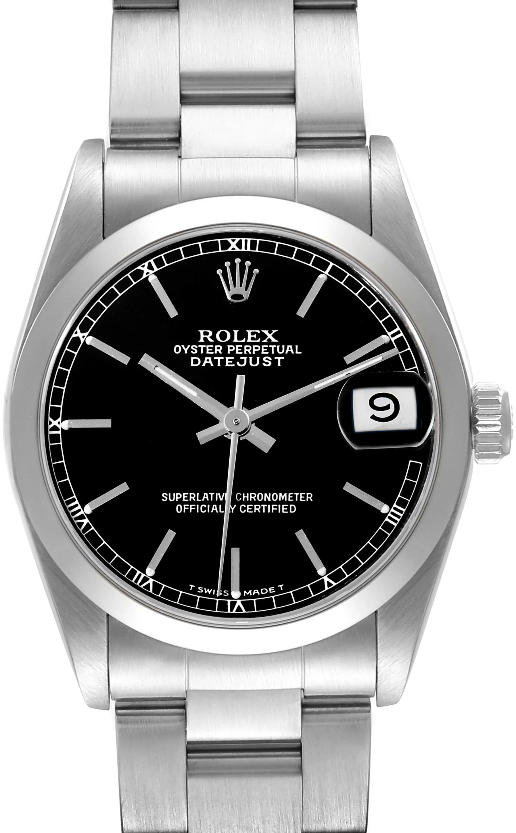 Rolex Datejust 31 68240 31mm Stainless steel Black