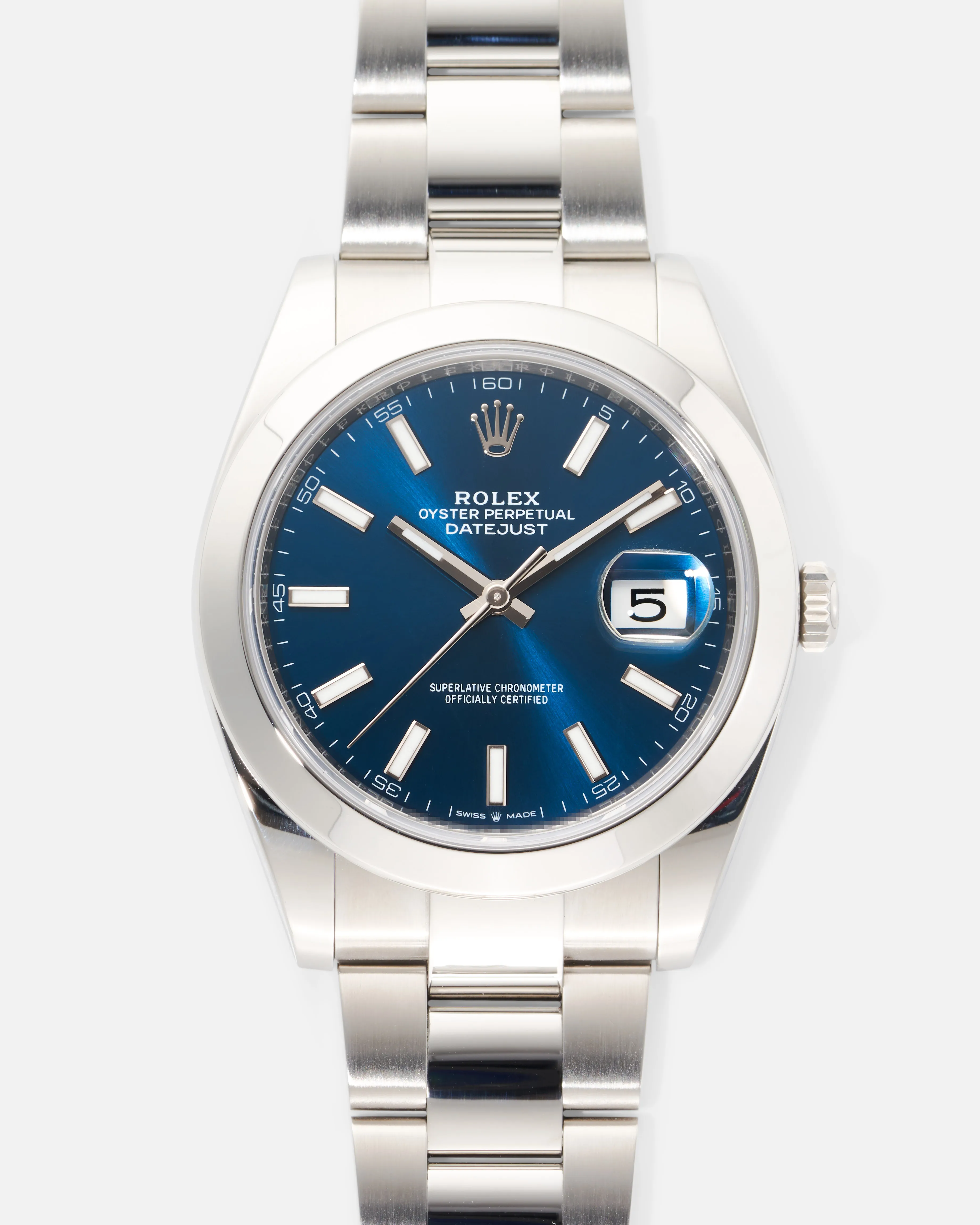 Rolex Datejust 41 126300-0001 41mm Oystersteel Blue