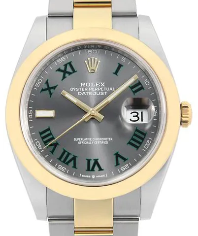 Rolex Datejust 41 126303 41mm Yellow gold and Stainless steel Gray