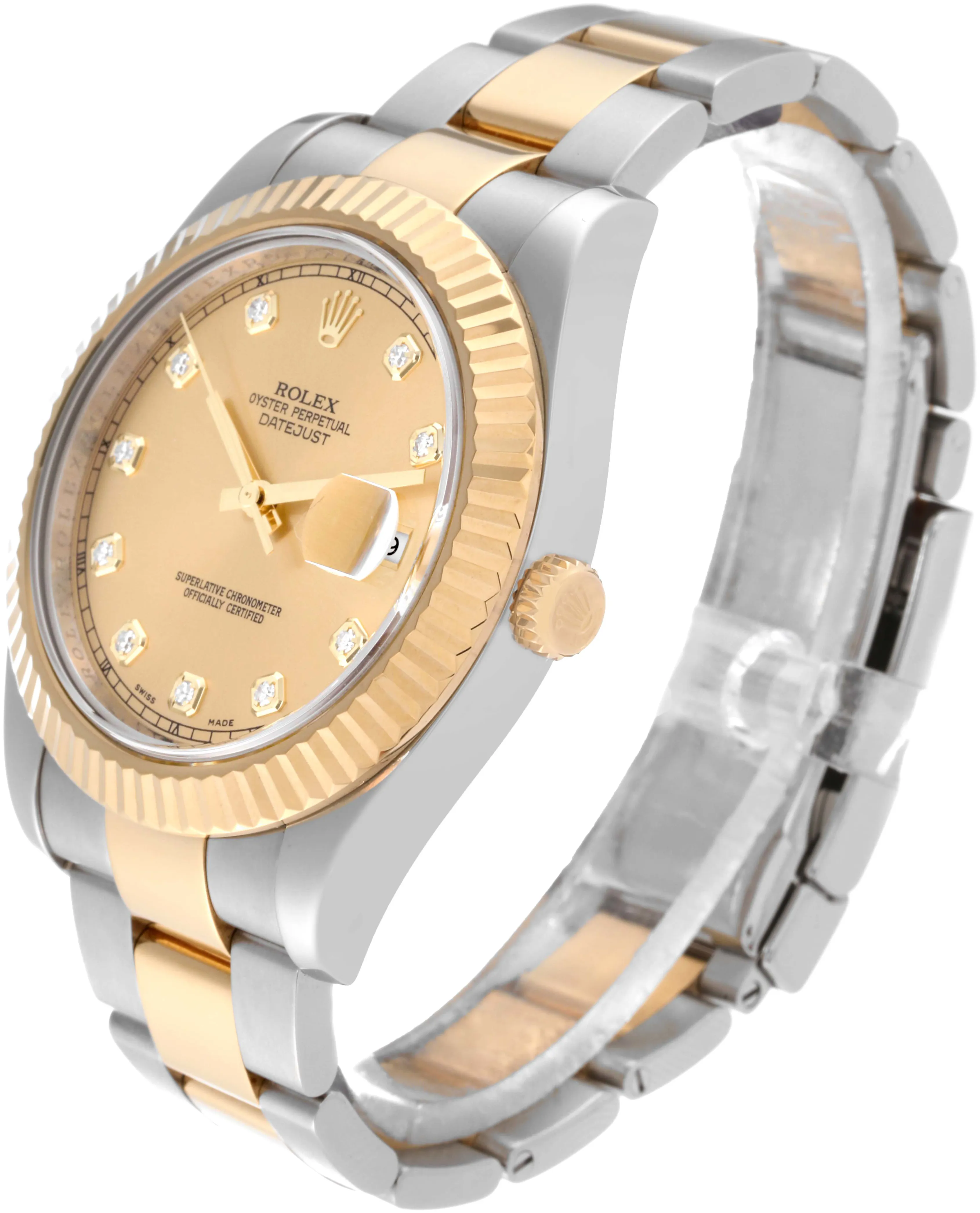 Rolex Datejust II 116333 41mm Yellow gold and Stainless steel and 18k yellow gold Champagne 2