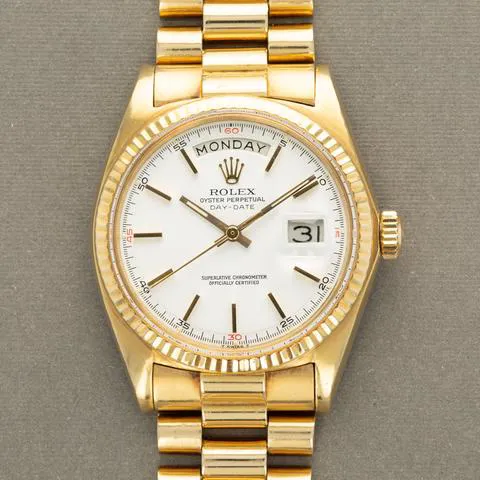 Rolex Day-Date 36 1803 36mm Yellow gold White