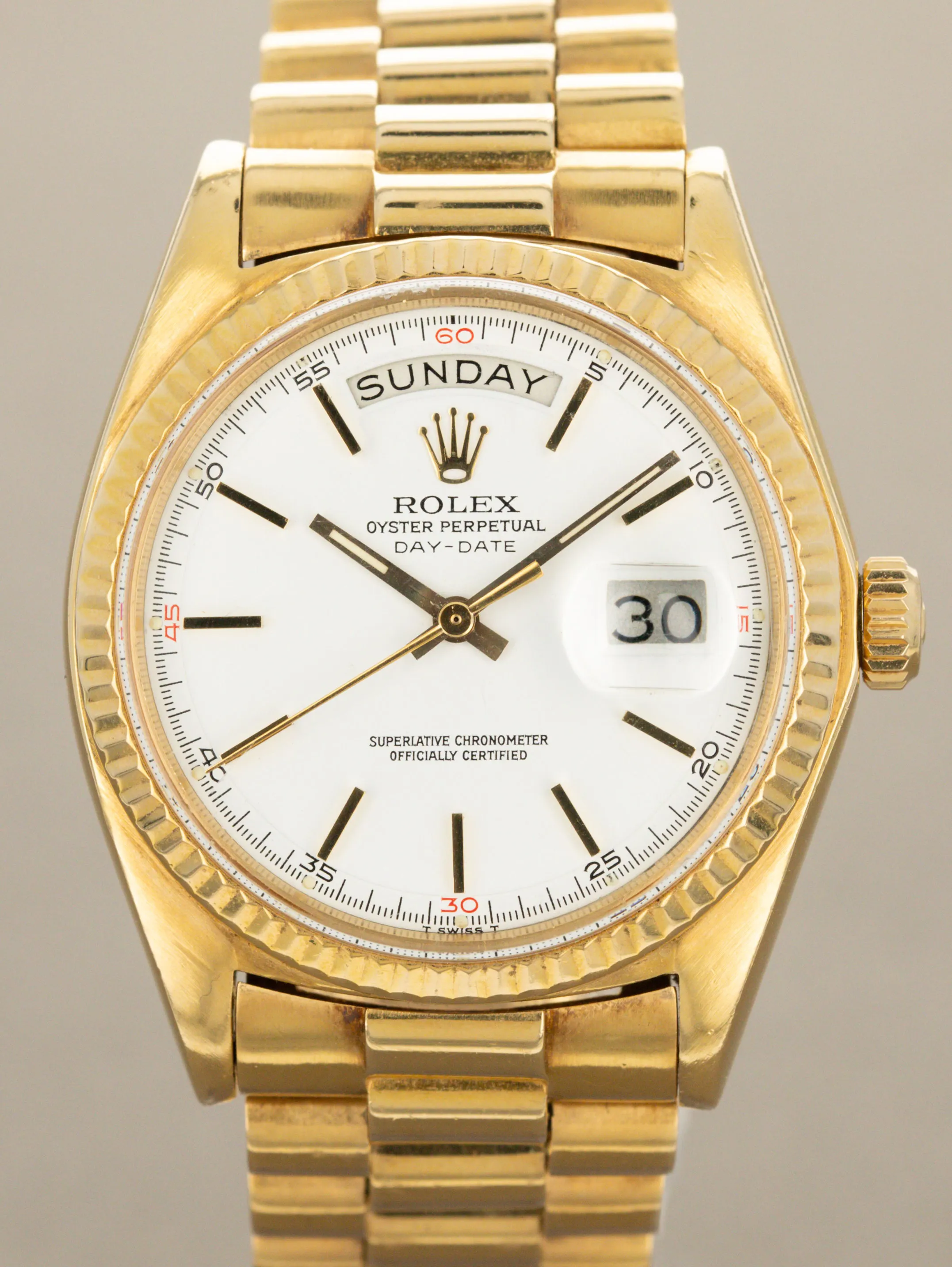 Rolex Day-Date 36 1803 36mm Yellow gold Matte 4