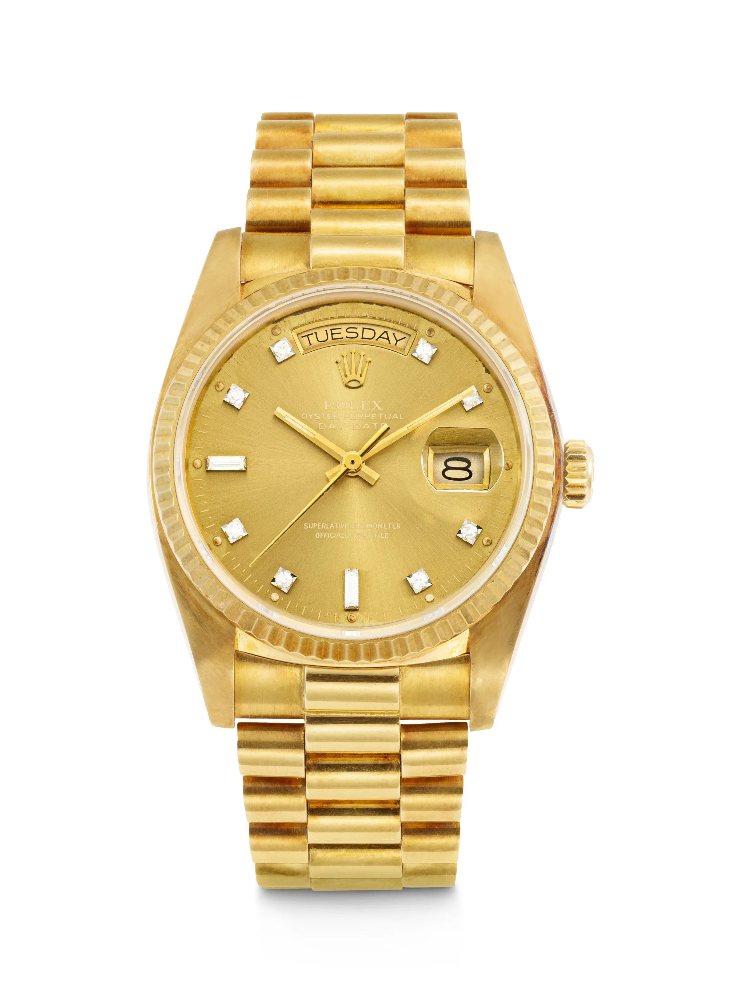 Rolex Day-Date 36 18038 36mm 18k Gold Golden