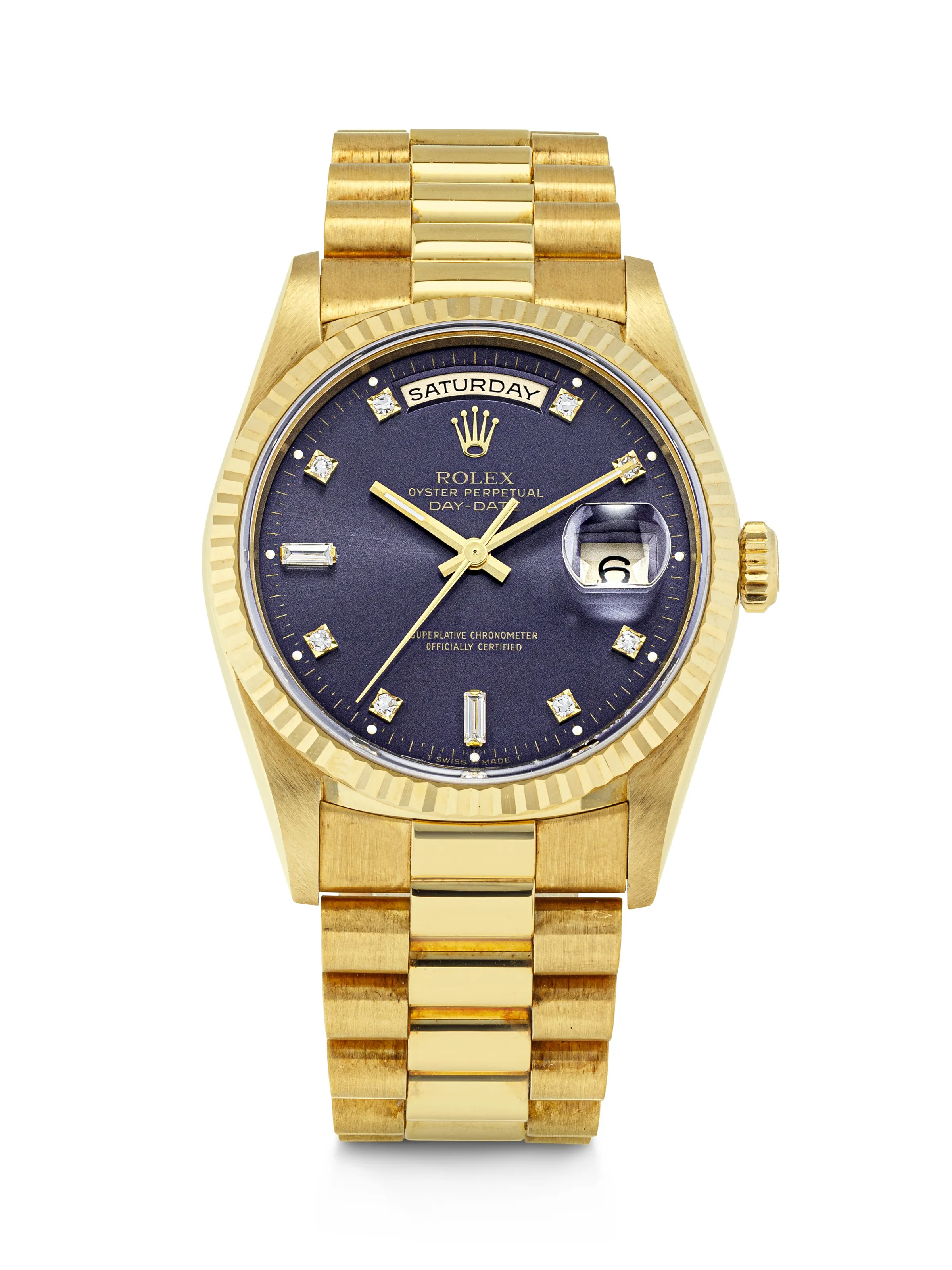 Rolex Day-Date 36 18238 36mm Yellow gold Purple