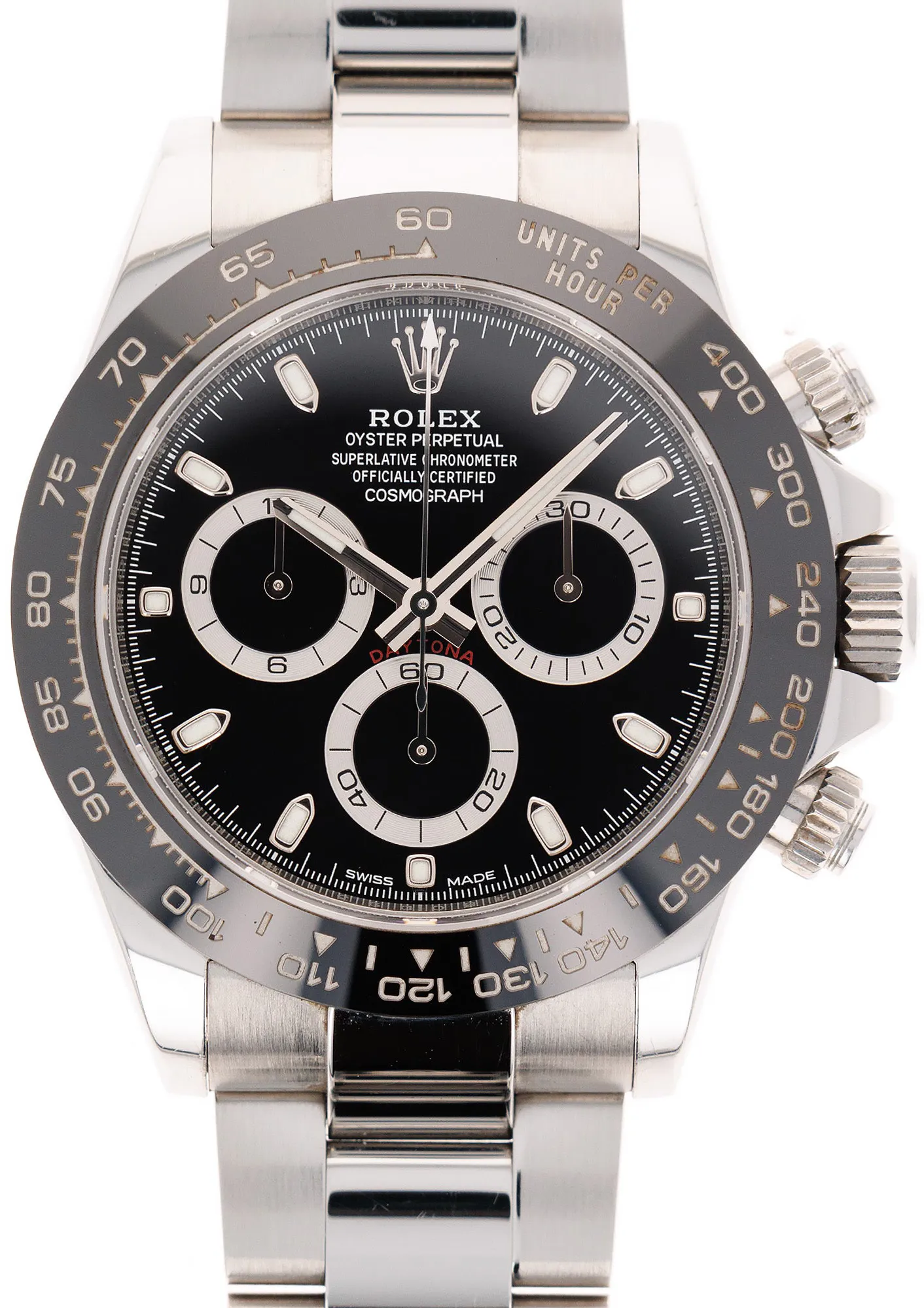 Rolex Daytona 116500 40mm Stainless steel Black