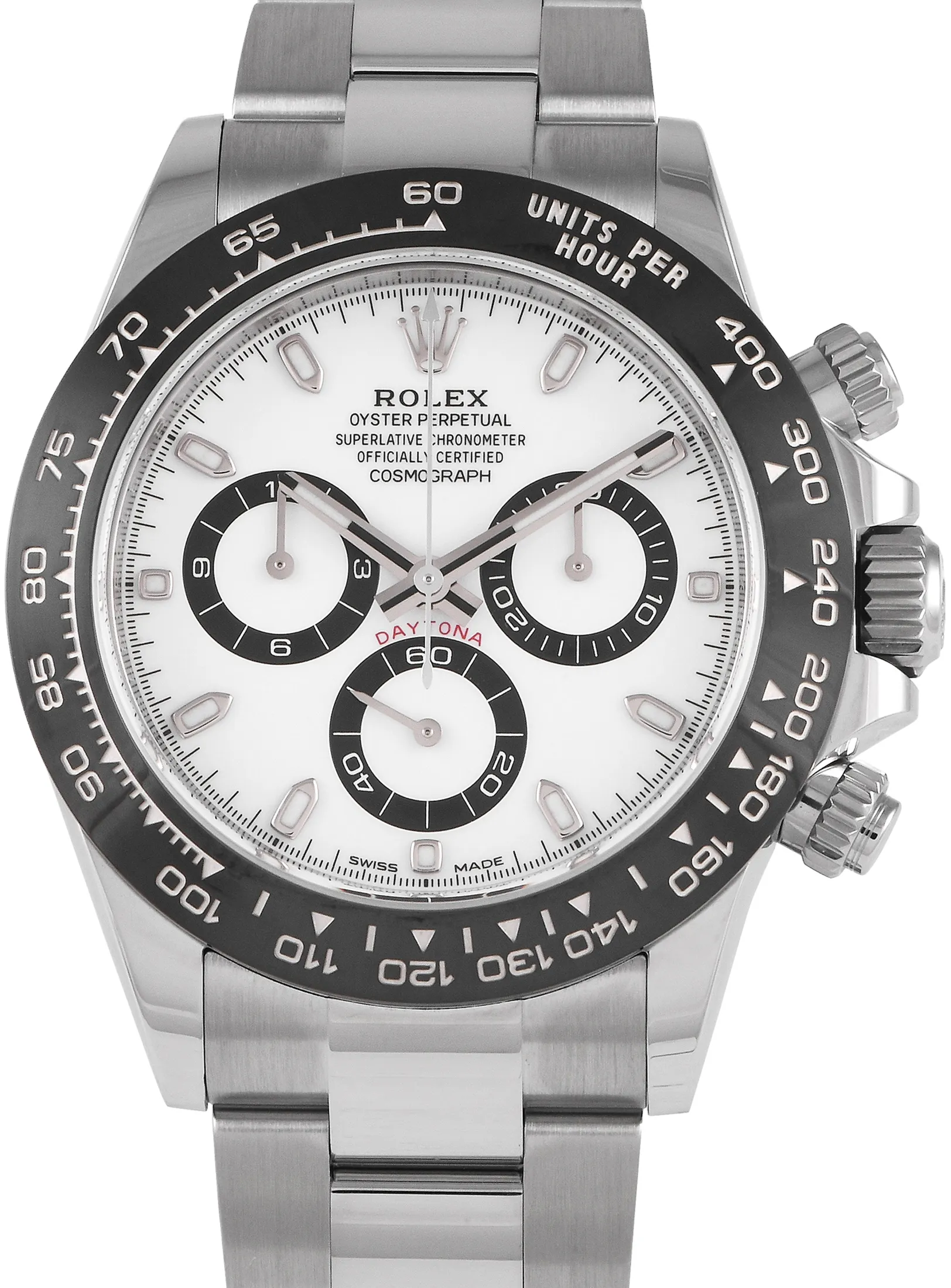 Rolex Daytona 116500LN 40mm Stainless steel White