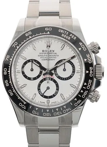 Rolex Daytona 126500LN 40mm Stainless steel White 2