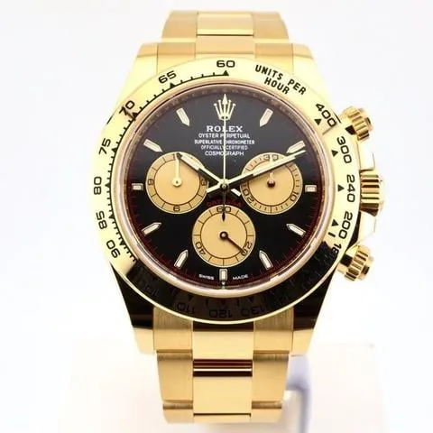 Rolex Daytona 126508 40mm Yellow gold Black