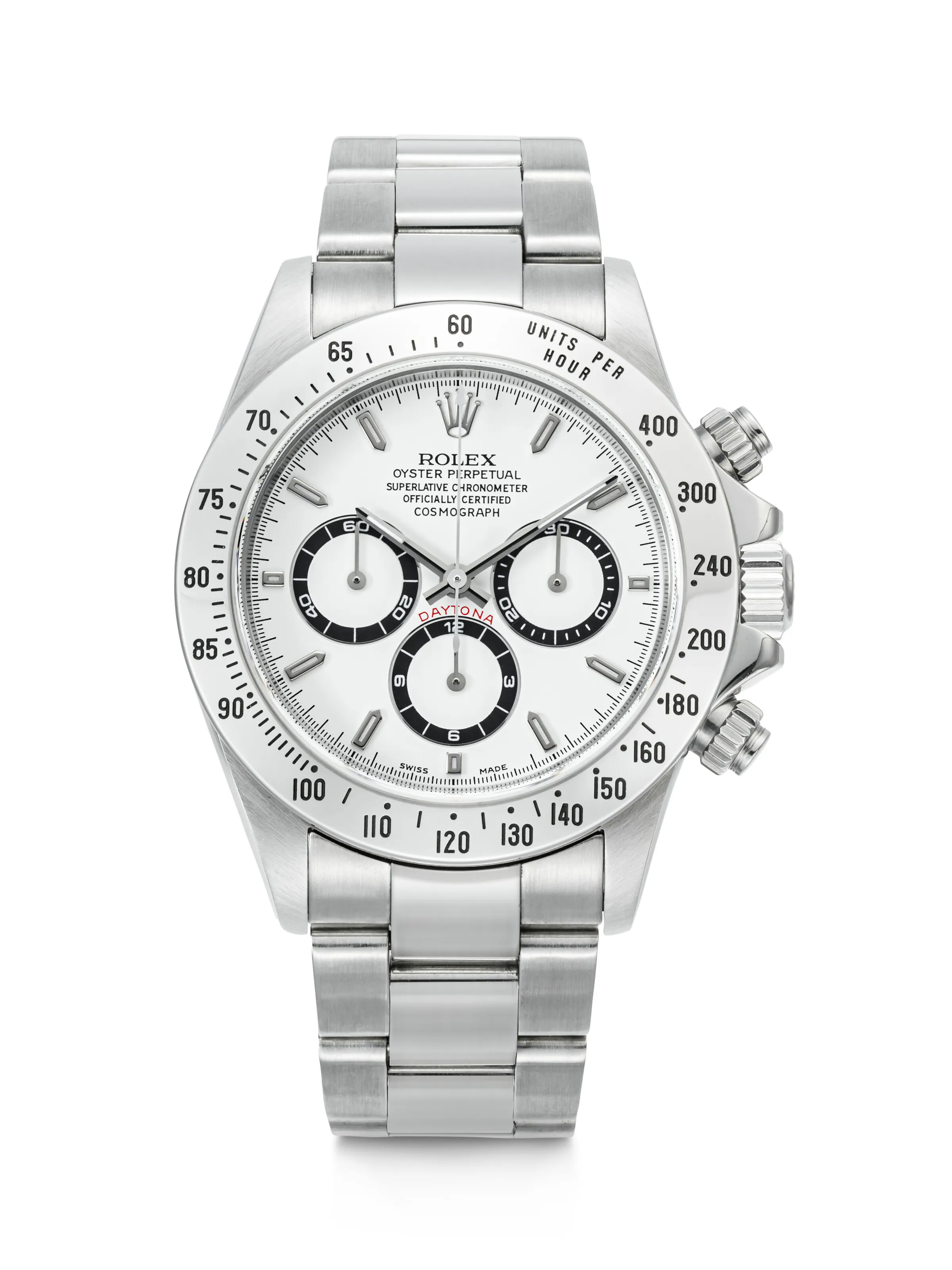 Rolex Daytona 16520 40mm Stainless steel White