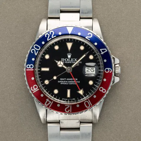 Rolex GMT-Master 16750 40mm Stainless steel Black