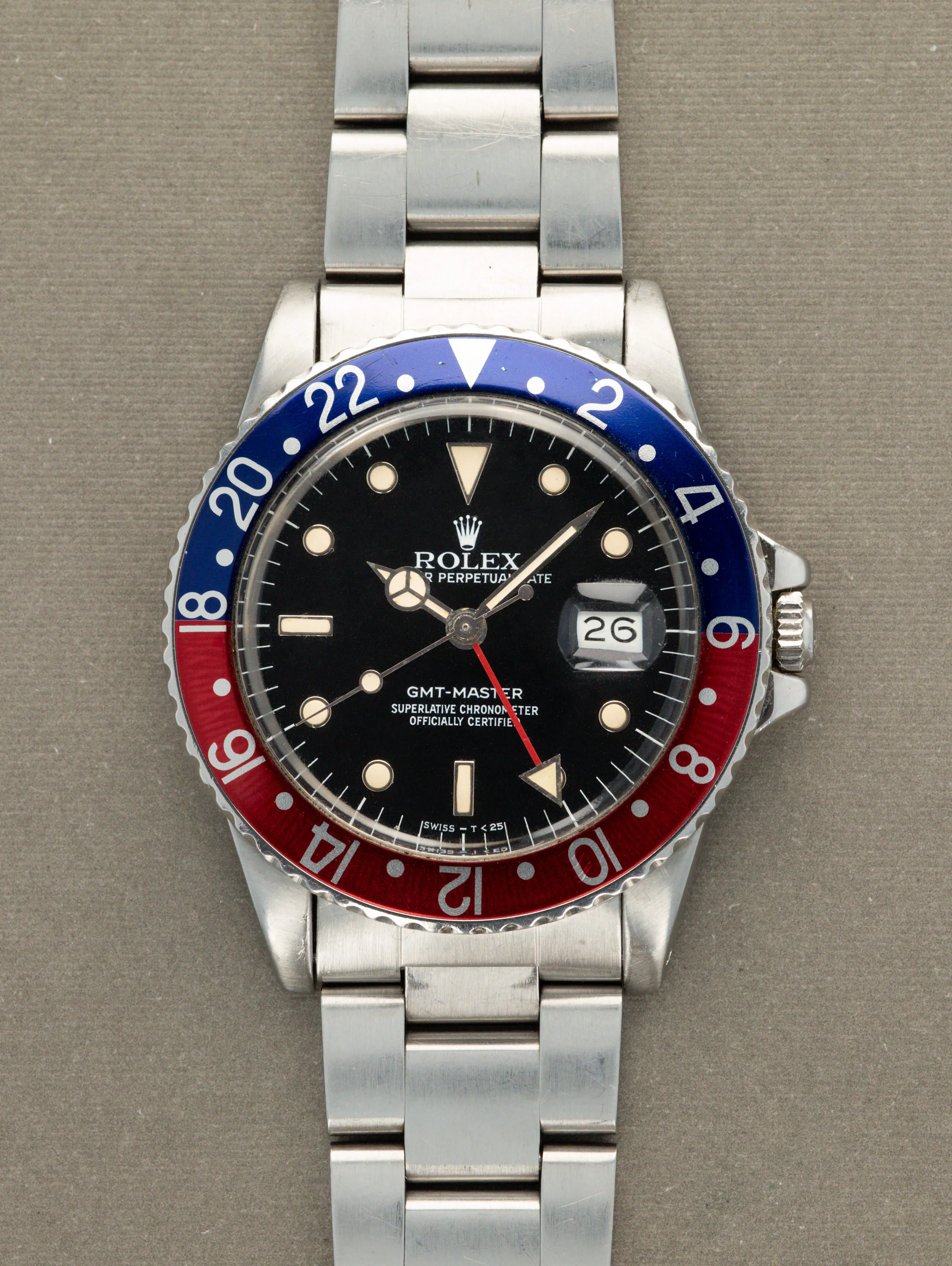 Rolex GMT-Master 16750 40mm Stainless steel Black