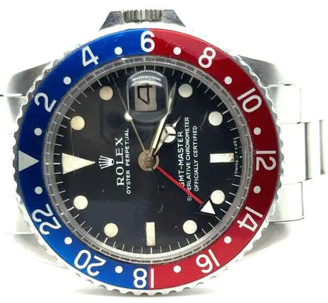 Rolex GMT-Master 1675 40mm Stainless steel Black