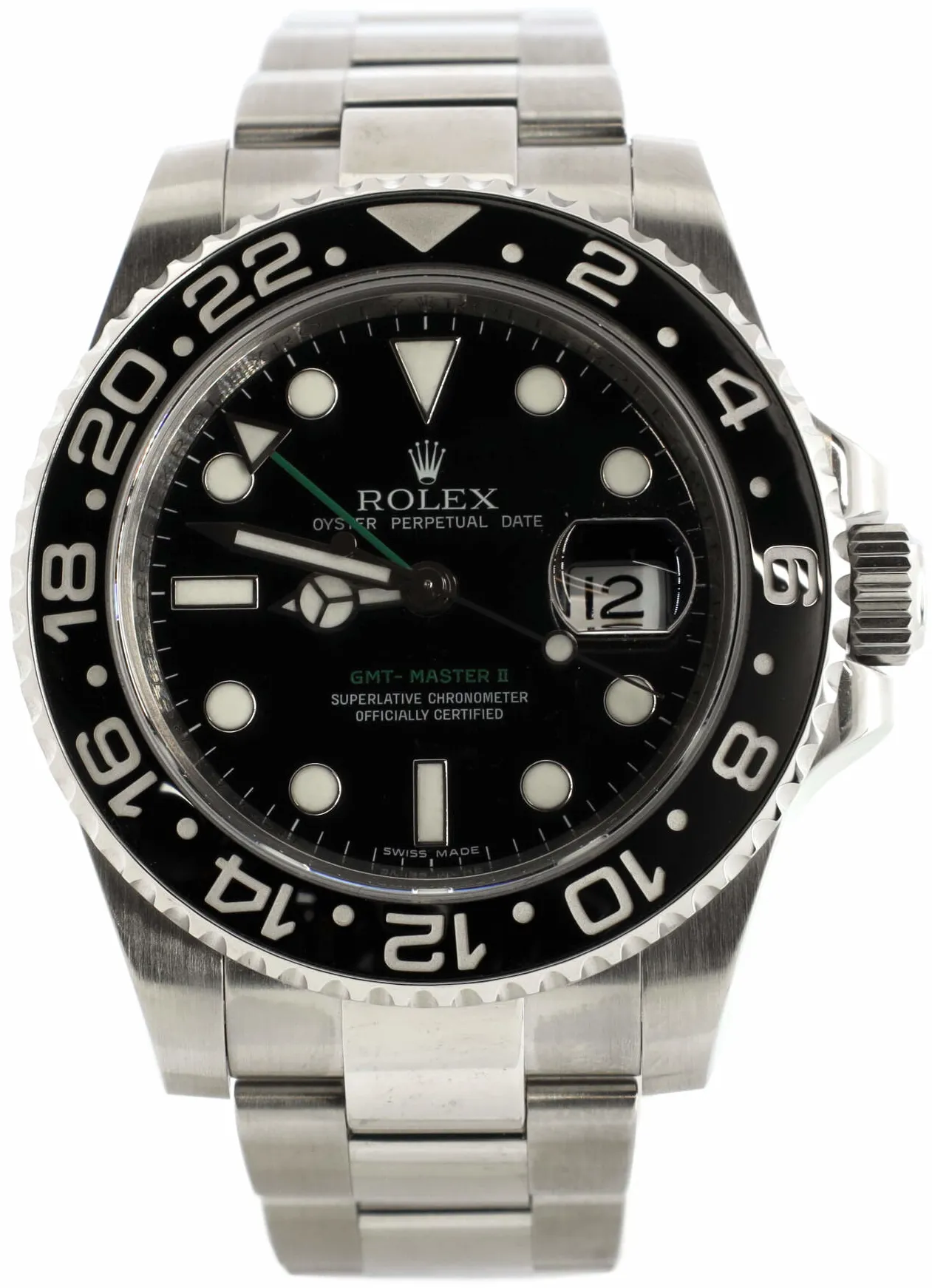 Rolex GMT-Master II 116710LN 40mm Stainless steel Black