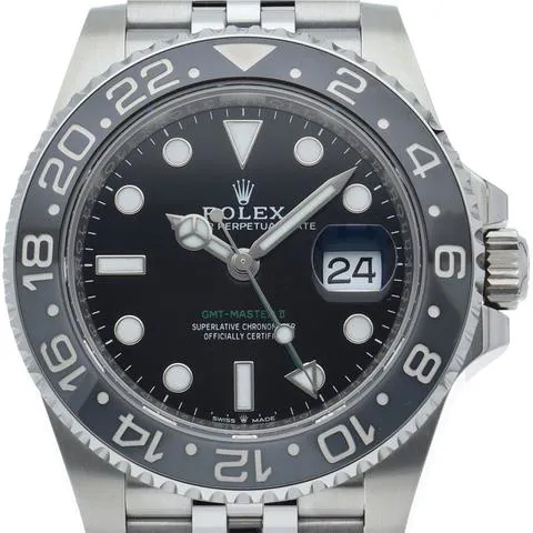 Rolex GMT-Master II 126710GRNR 40mm Stainless steel Black