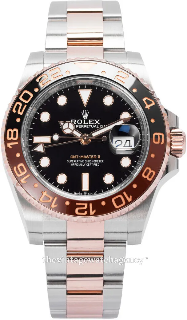 Rolex GMT-Master II 126711CHNR-0002 40mm Oystersteel and Everose gold Black