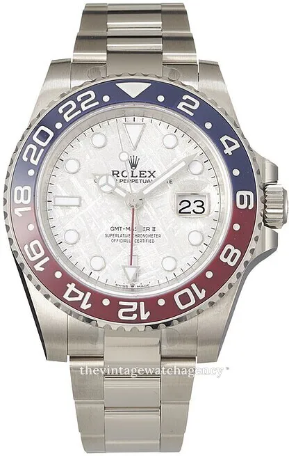 Rolex GMT-Master II 126719BLRO-0002 40mm 18k white gold Silver