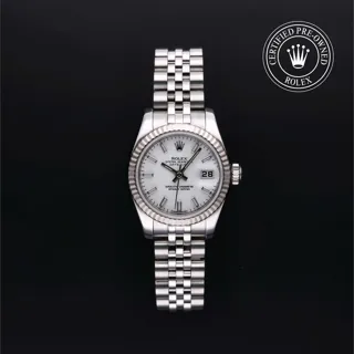 Rolex Lady-Datejust 179174 Oystersteel White