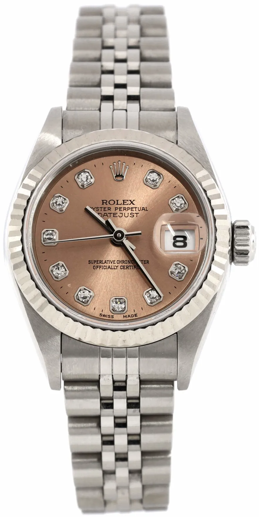 Rolex Lady-Datejust 79174 26mm Stainless steel Rose