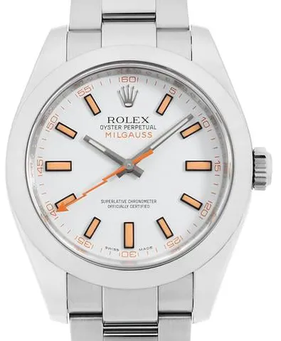 Rolex Milgauss 116400 40mm Stainless steel White