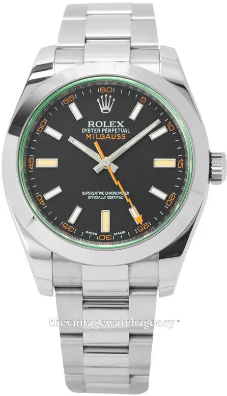 Rolex Milgauss 116400GV-0001 40mm Stainless steel Black