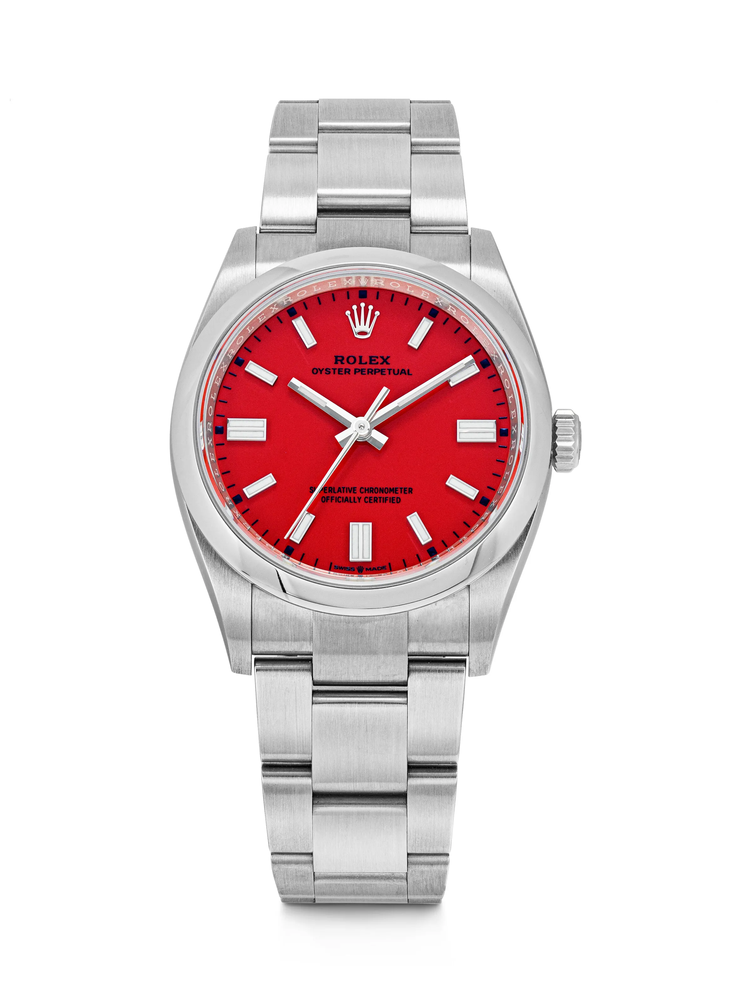 Rolex Oyster Perpetual 36 126000 36mm Stainless steel Red