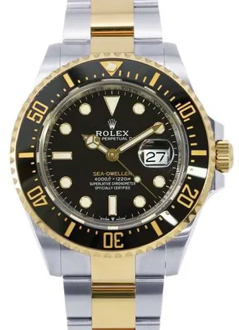 Rolex Sea-Dweller 126603 43mm Yellow gold and Stainless steel Black