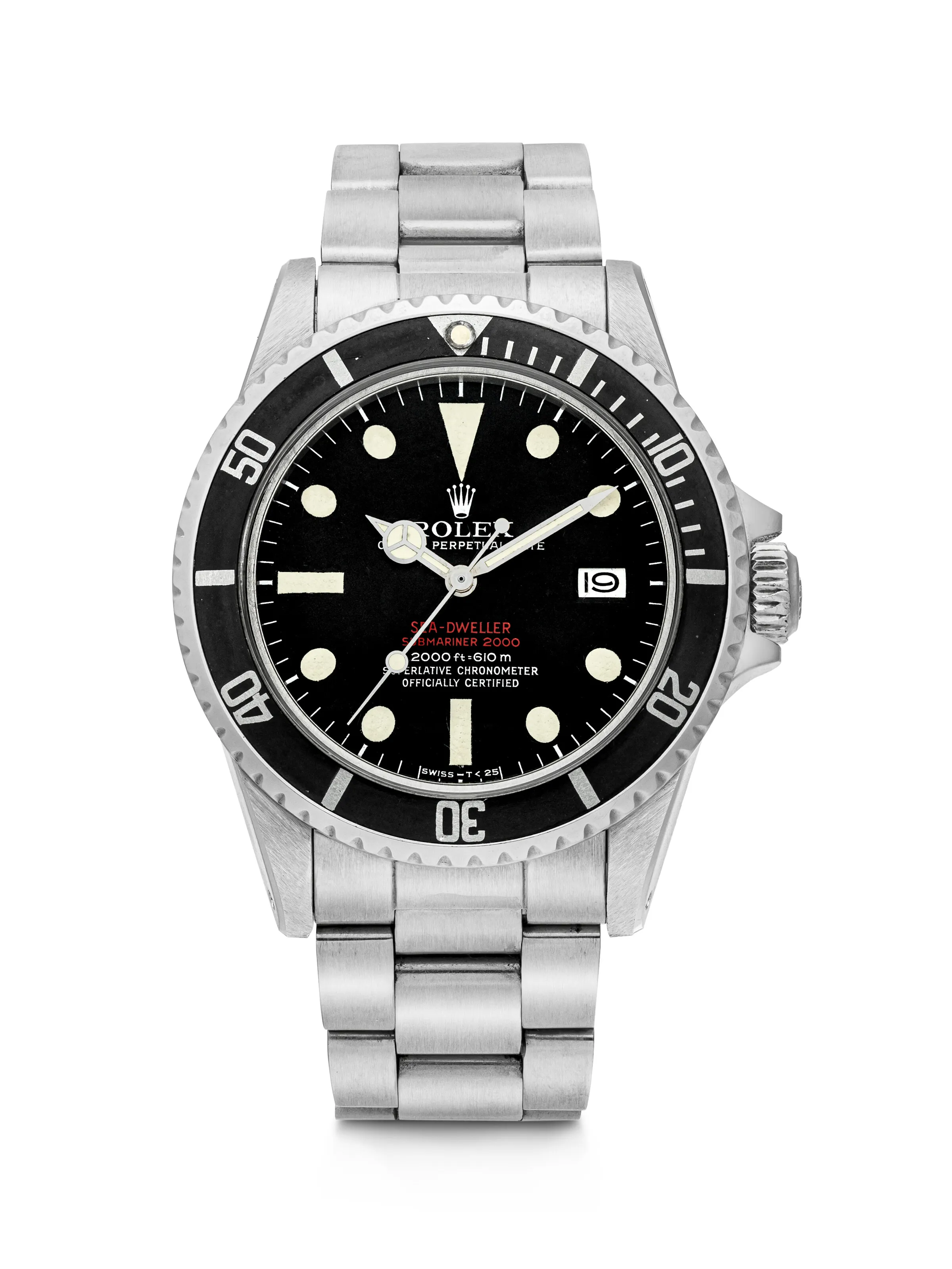 Rolex Sea-Dweller 1665 39.5mm Stainless steel Black