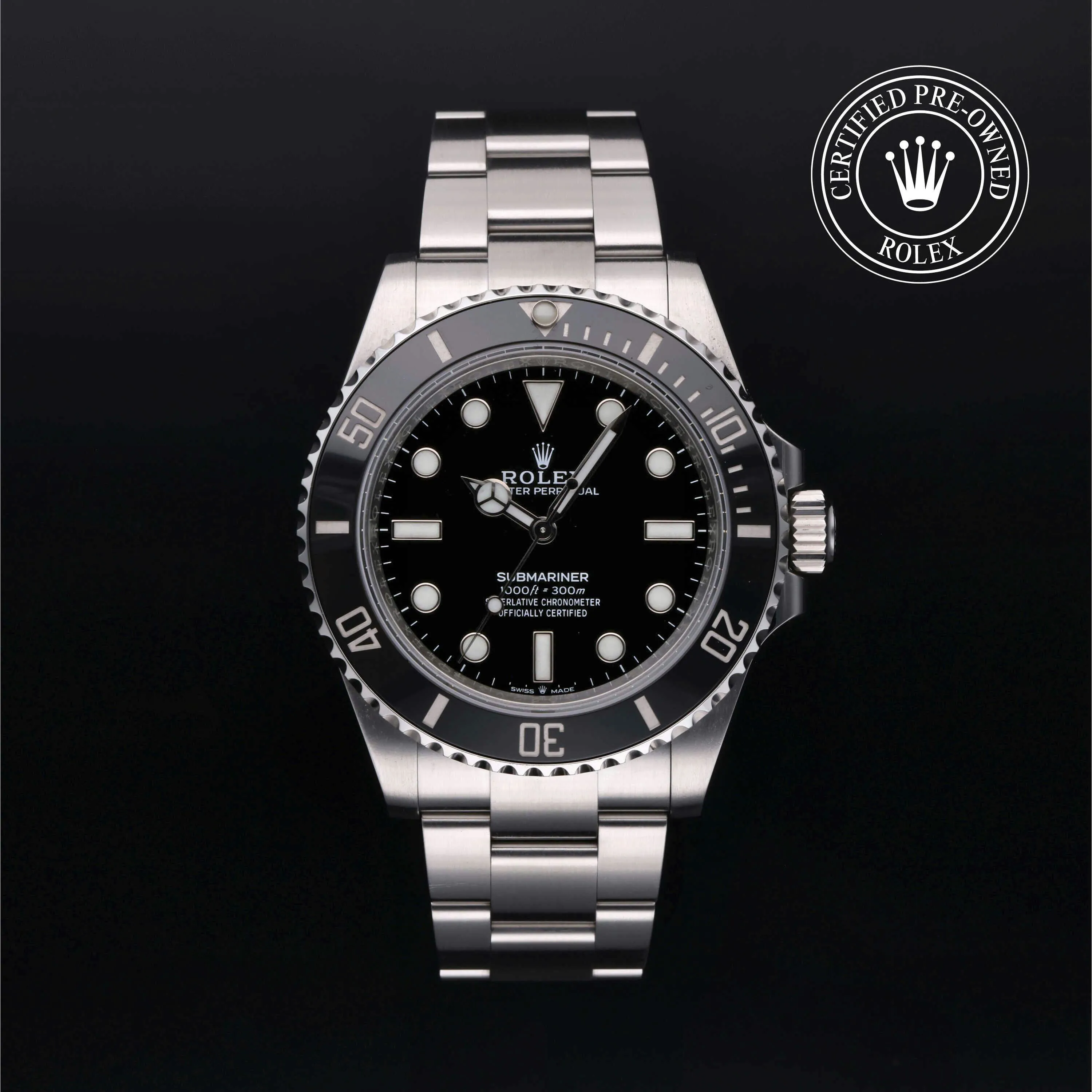 Rolex Submariner 124060-0001 41mm Oystersteel Black