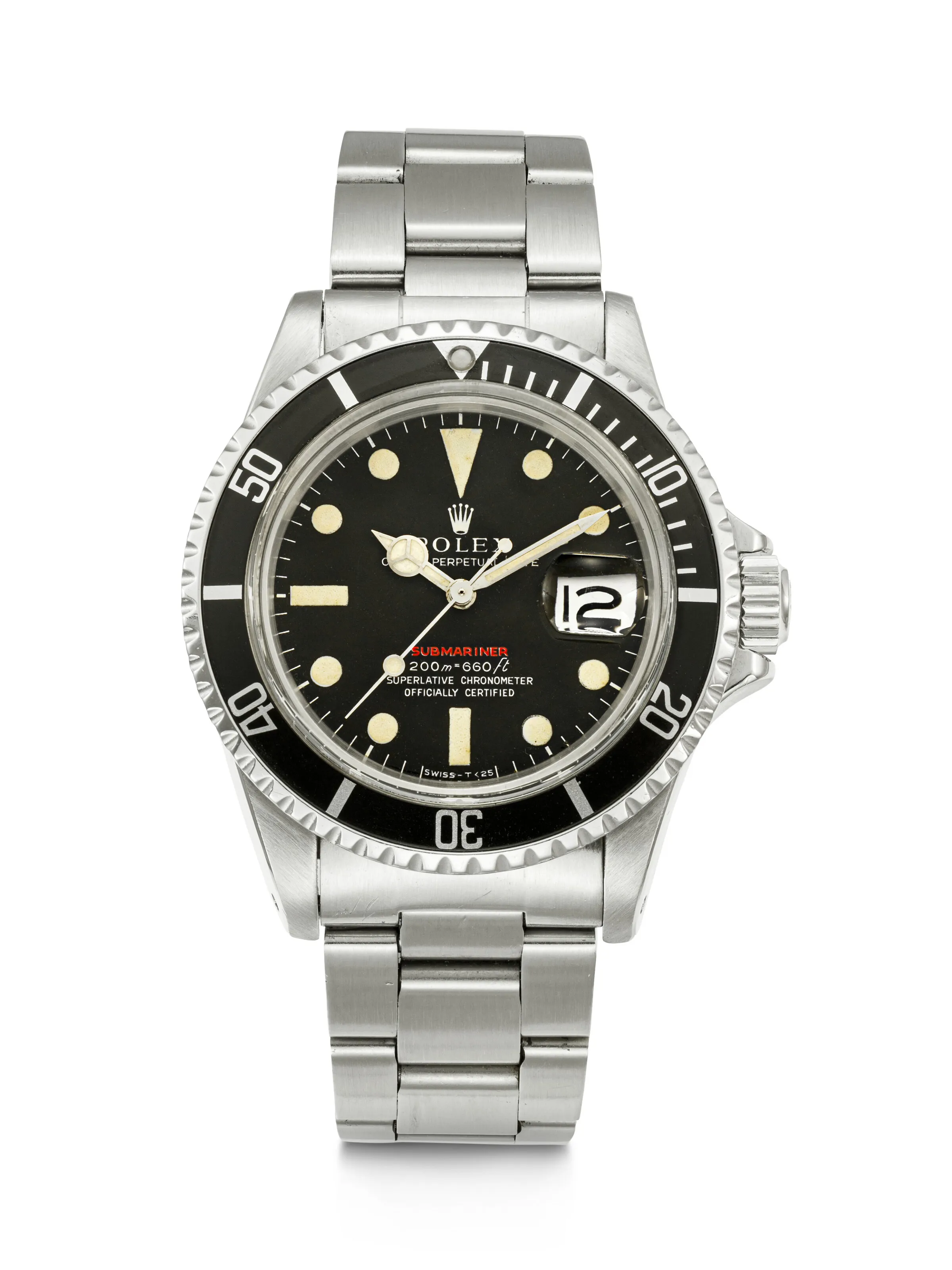 Rolex Submariner 1680 40mm Stainless steel Black