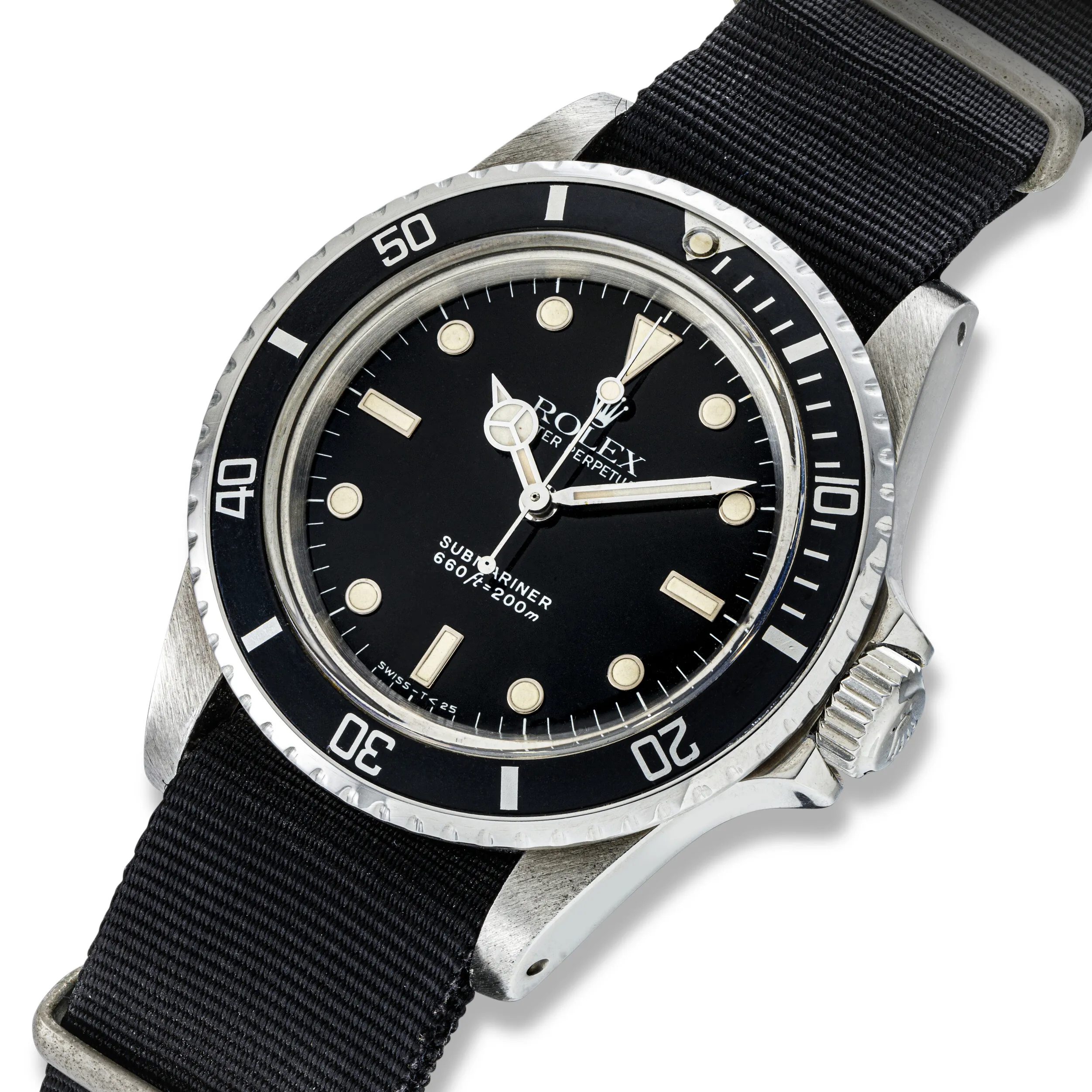 Rolex Submariner 5513 39mm Stainless steel Black