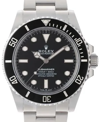 Rolex Submariner (No Date) 41 124060 41mm Stainless steel Black