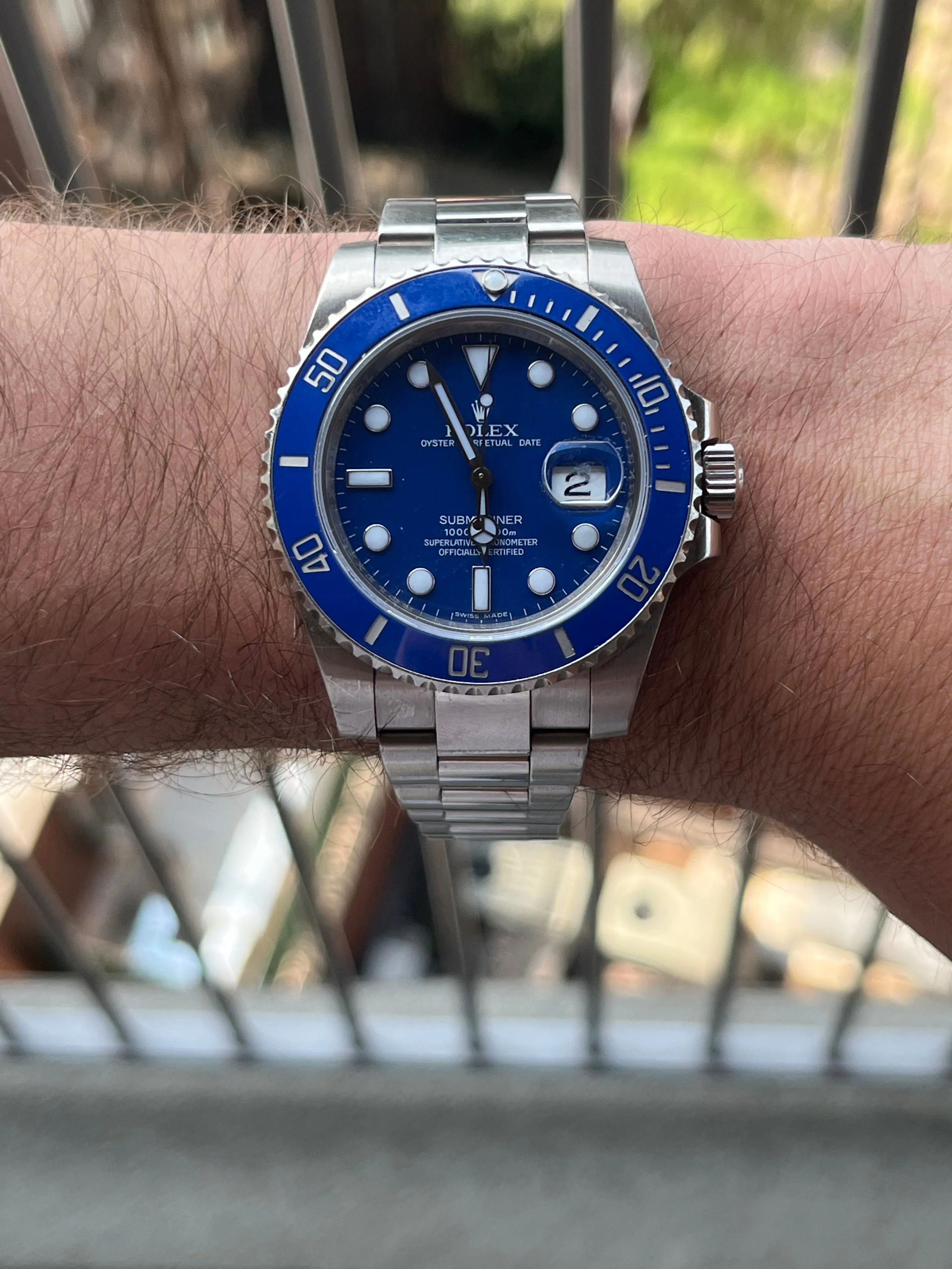 Rolex Submariner 116619LB White gold Blue 1