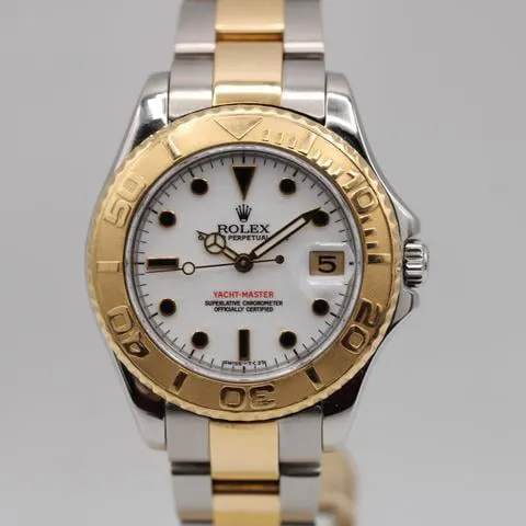 Rolex Yacht-Master 168623 35mm Yellow gold and Stainless steel White