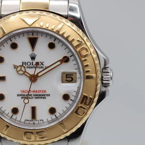 Rolex Yacht-Master 168623 35mm Yellow gold and Stainless steel White 4