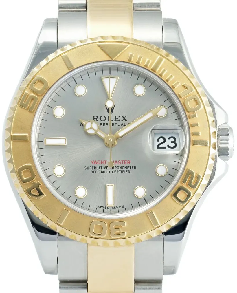 Rolex Yacht-Master 168623 35mm Yellow gold and Stainless steel Gray