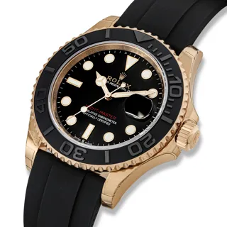 Rolex Yacht-Master 40 126655 18K pink gold Black