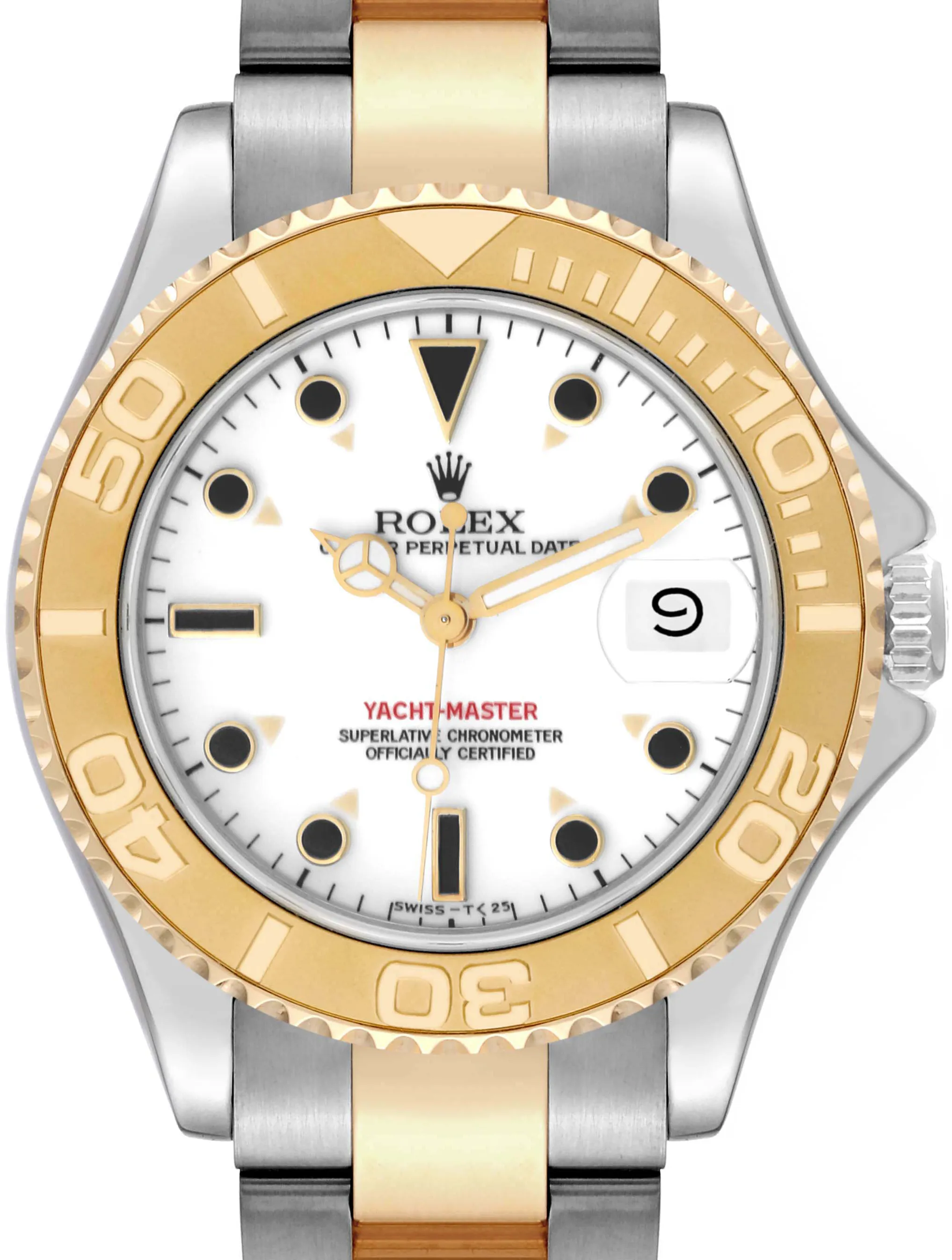 Rolex Yacht-Master 68623 35mm Yellow gold and Stainless steel and 18k yellow gold White